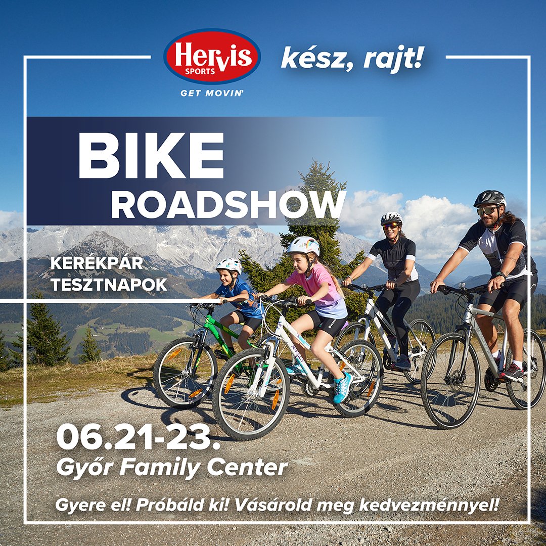  BIKE ROADSHOW GYOR FAMILY CENTER 2024